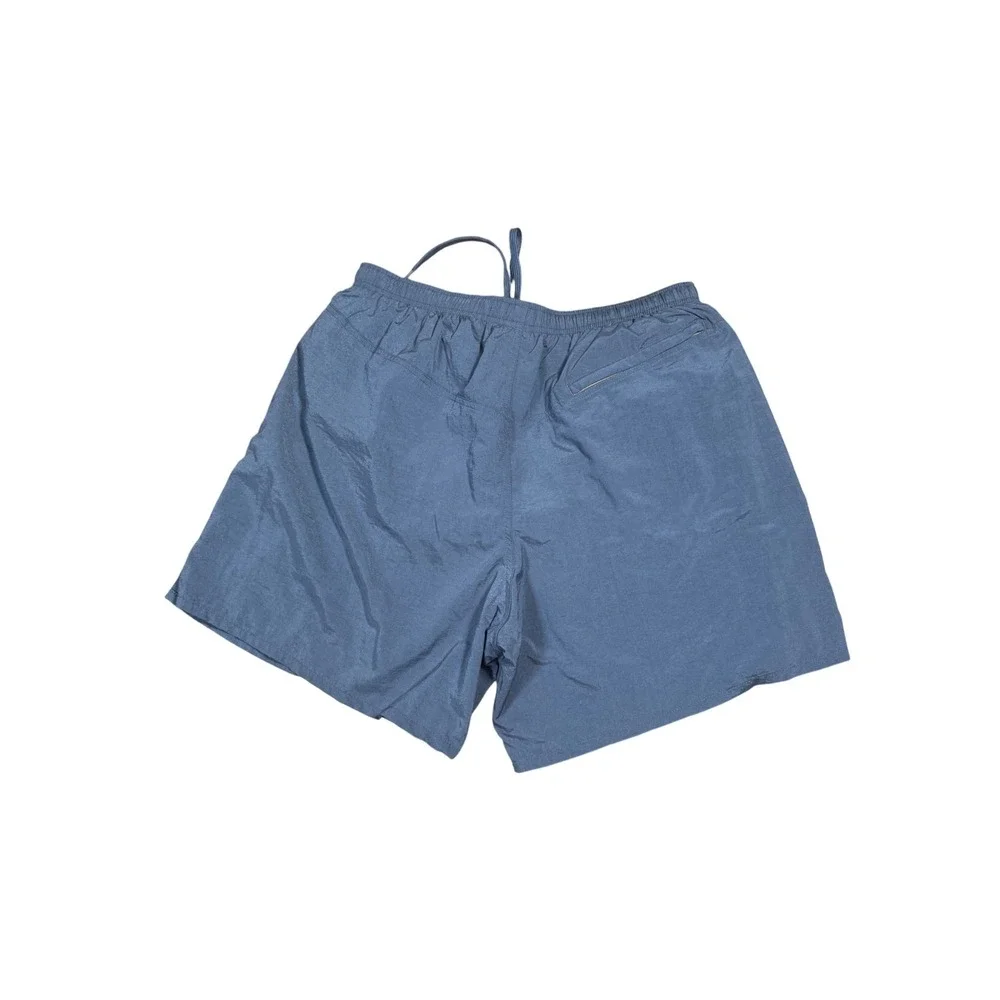 Speedo Mens XL Blue Nylon Swim Trunks Shorts Drawstring‎ Lightweight